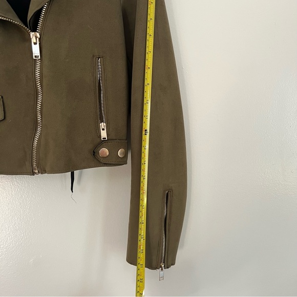 ONLY military suede jacket size EU 38 - Picture 5 of 7